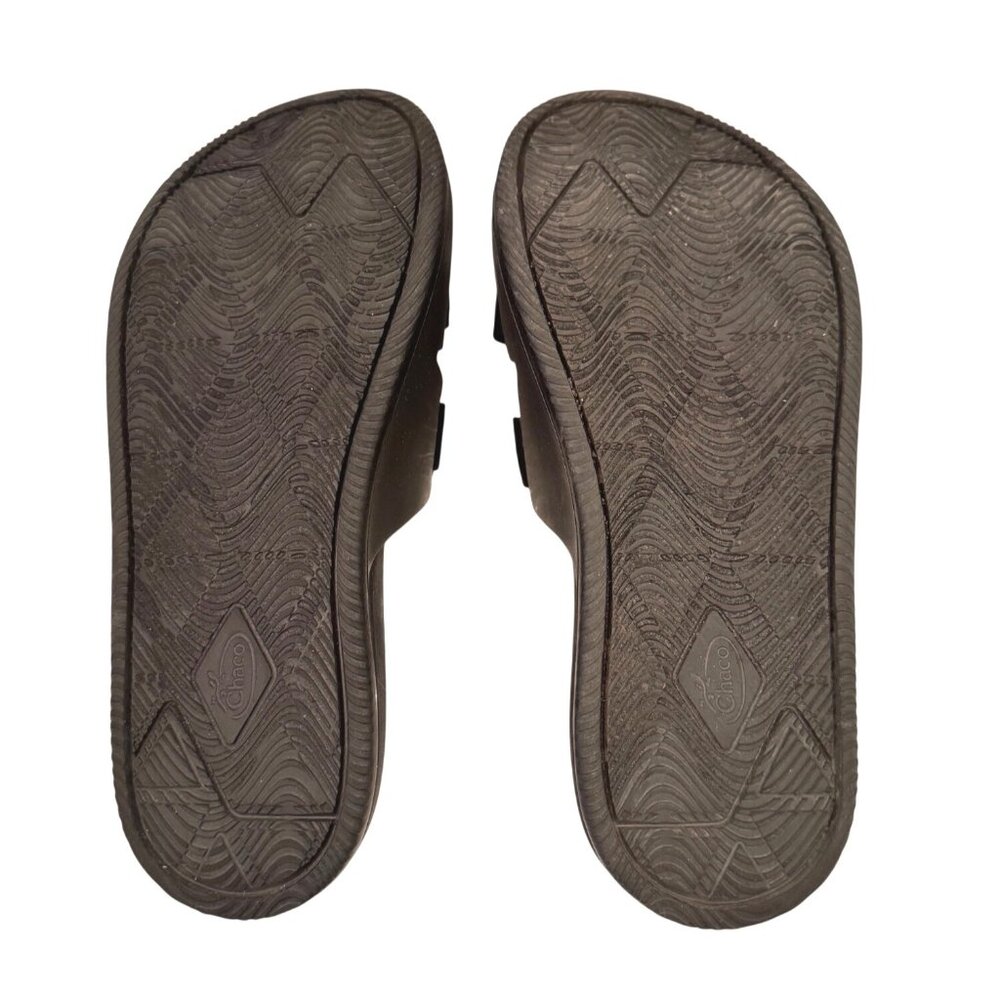 Chaco Chillos Slide Black Side 9 NWB Slip On Sandal EU 42 Men's - Picture 7 of 13